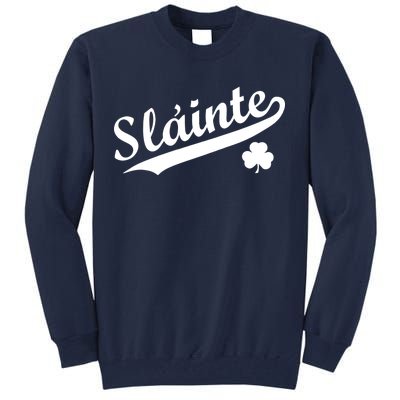 Team Slainte Irish Clover St. Patrick's Day Tall Sweatshirt