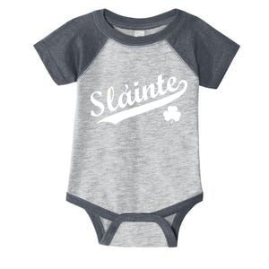 Team Slainte Irish Clover St. Patrick's Day Infant Baby Jersey Bodysuit