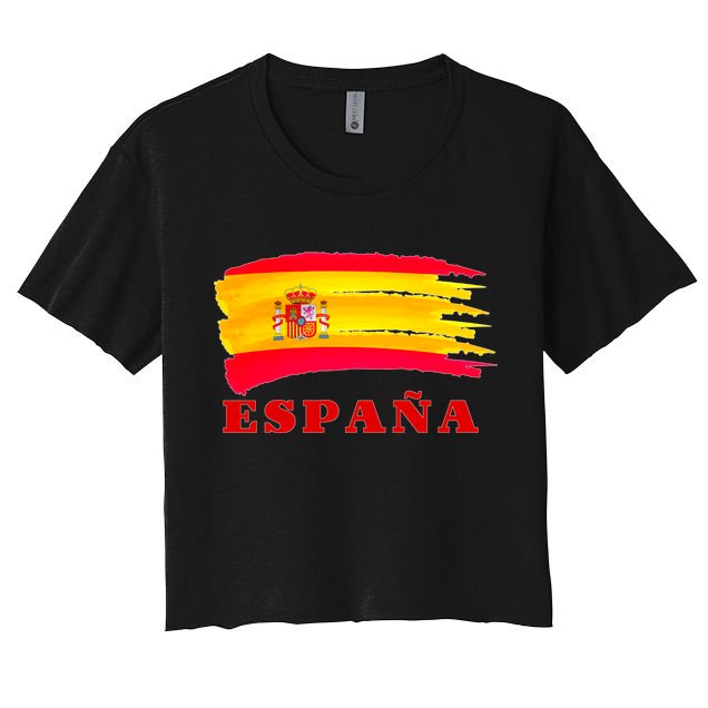 Team Spain Espana Flag Crop Top