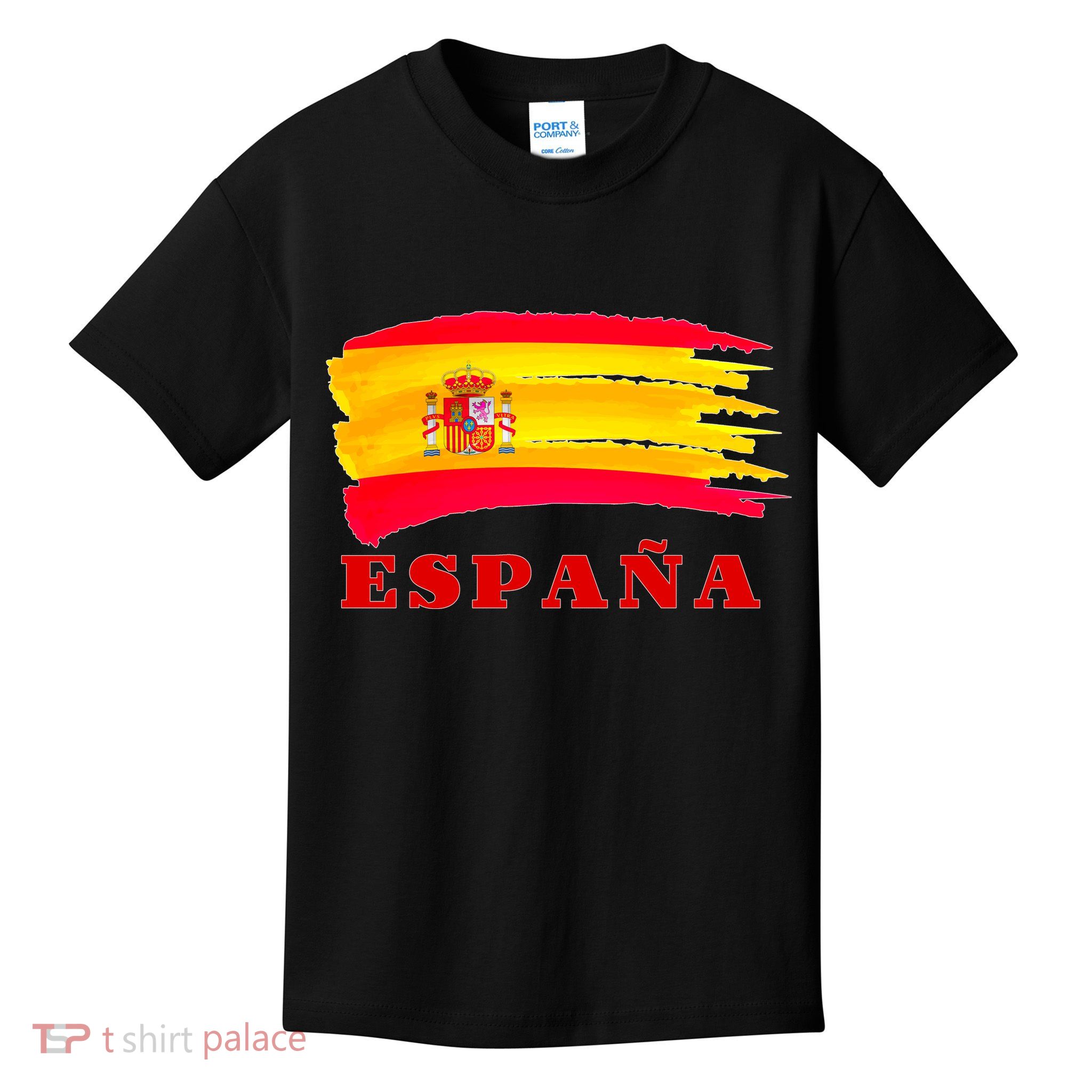 Team Spain Espana Flag Kids T-Shirt