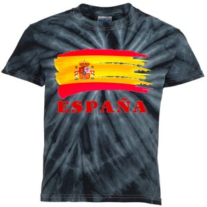 Team Spain Espana Flag Kids Tie-Dye T-Shirt