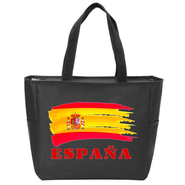 Team Spain Espana Flag Zip Tote Bag
