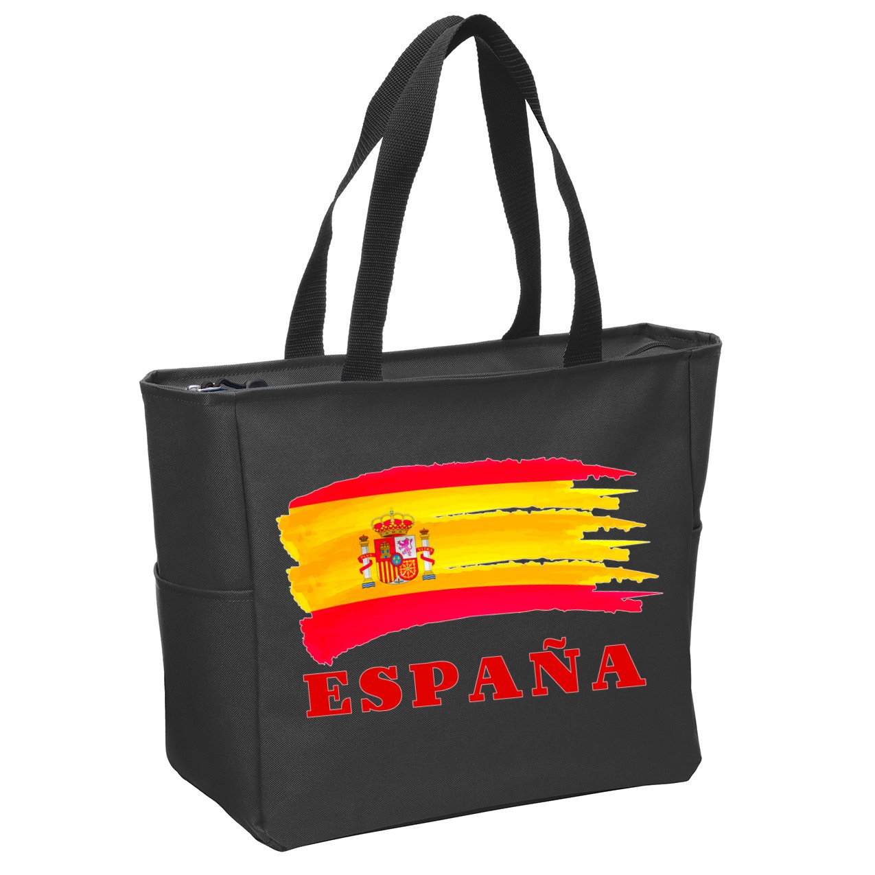 Team Spain Espana Flag Zip Tote Bag