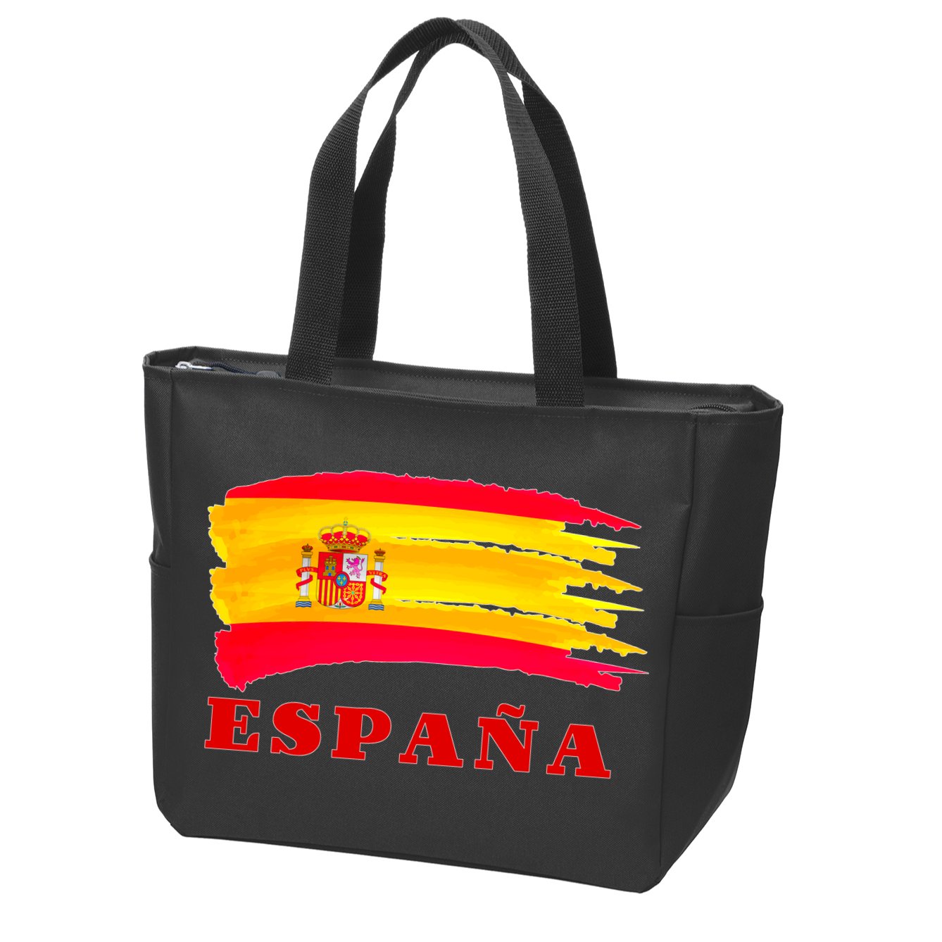 Team Spain Espana Flag Zip Tote Bag