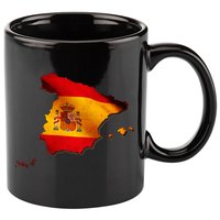 Team Spain Espana Flag Country Map 11oz C Handle Ceramic Mug