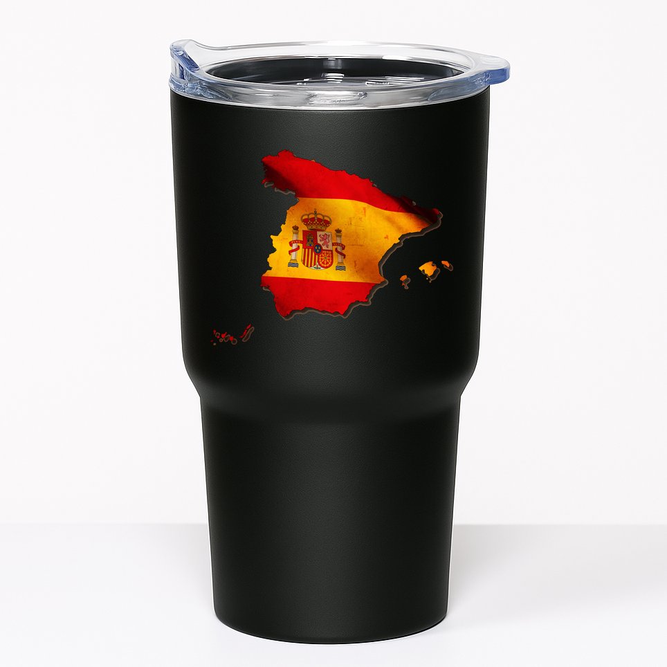 Team Spain Espana Flag Country Map Tumbler