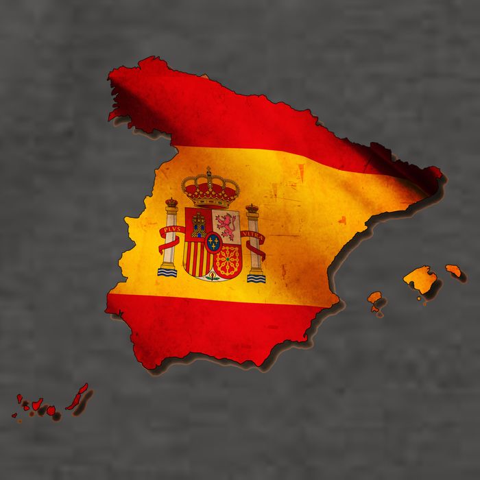 Team Spain Espana Flag Country Map Vector Backpack