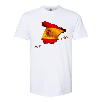 Team Spain Espana Flag Country Map Softstyle® CVC T-Shirt