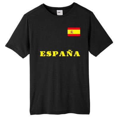 Team Spain Espana Soccer Flag Pride Tall Fusion ChromaSoft Performance T-Shirt