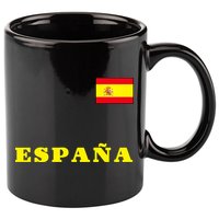 Team Spain Espana Soccer Flag Pride 11oz C Handle Ceramic Mug