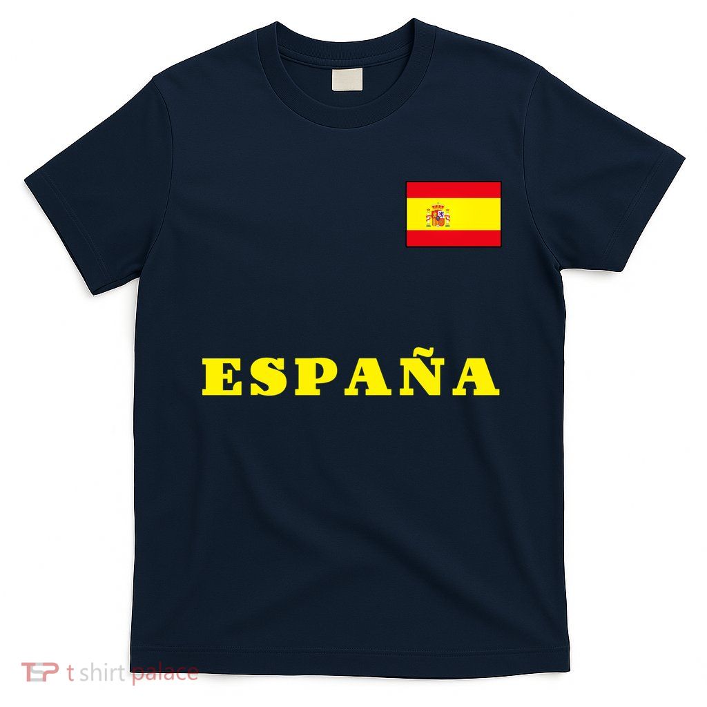 Team Spain Espana Soccer Flag Pride T-Shirt