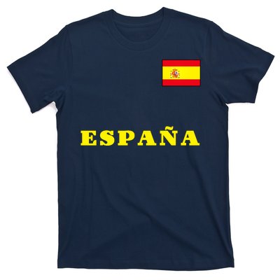 Team Spain Espana Soccer Flag Pride T-Shirt