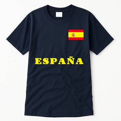 Team Spain Espana Soccer Flag Pride Tall T-Shirt