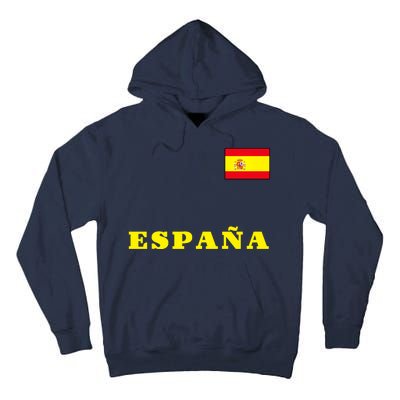 Team Spain Espana Soccer Flag Pride Tall Hoodie