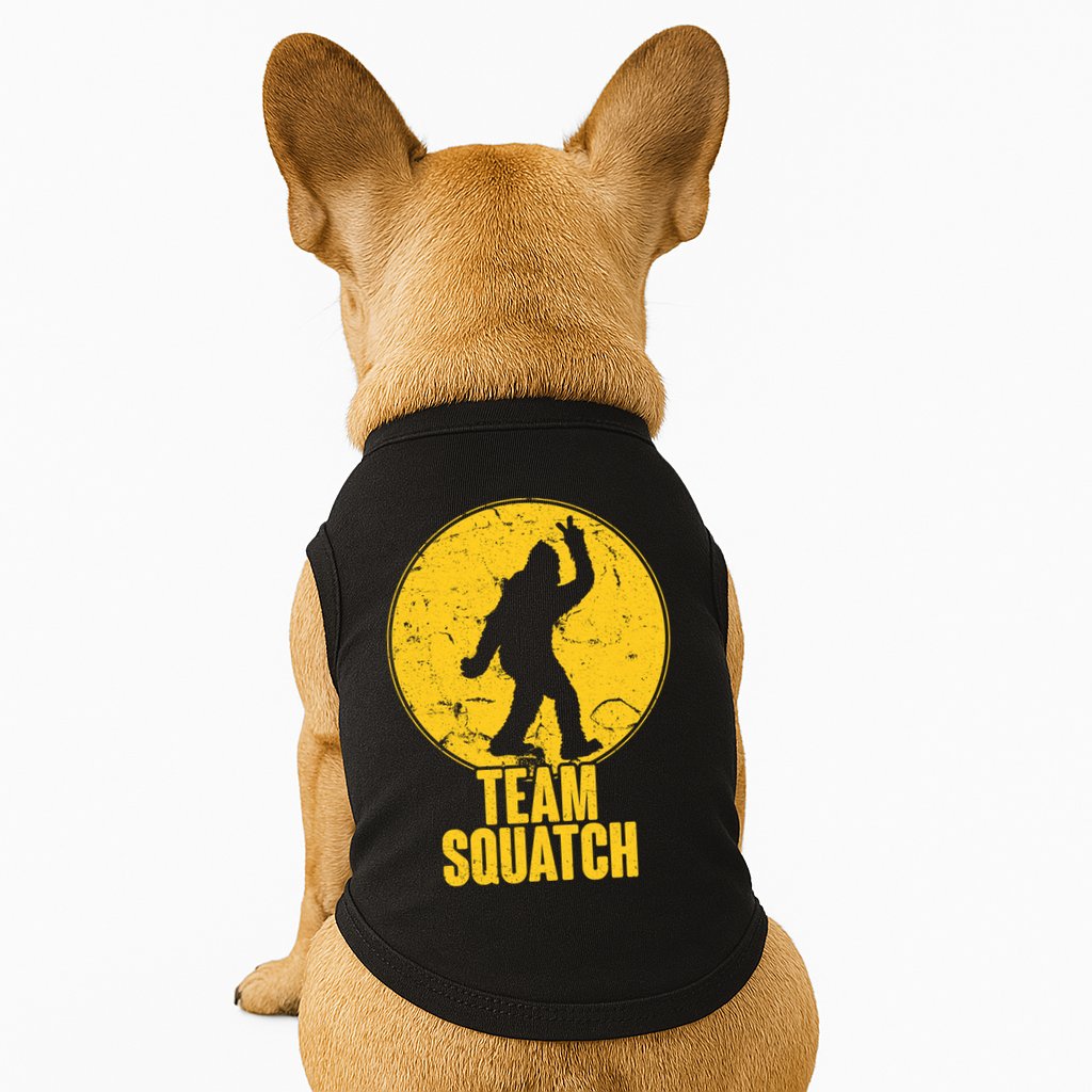 Team Squatch Bigfoot Sasquatch Doggie Tank