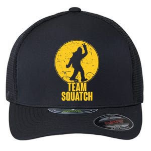 Team Squatch Bigfoot Sasquatch Flexfit Unipanel Trucker Cap