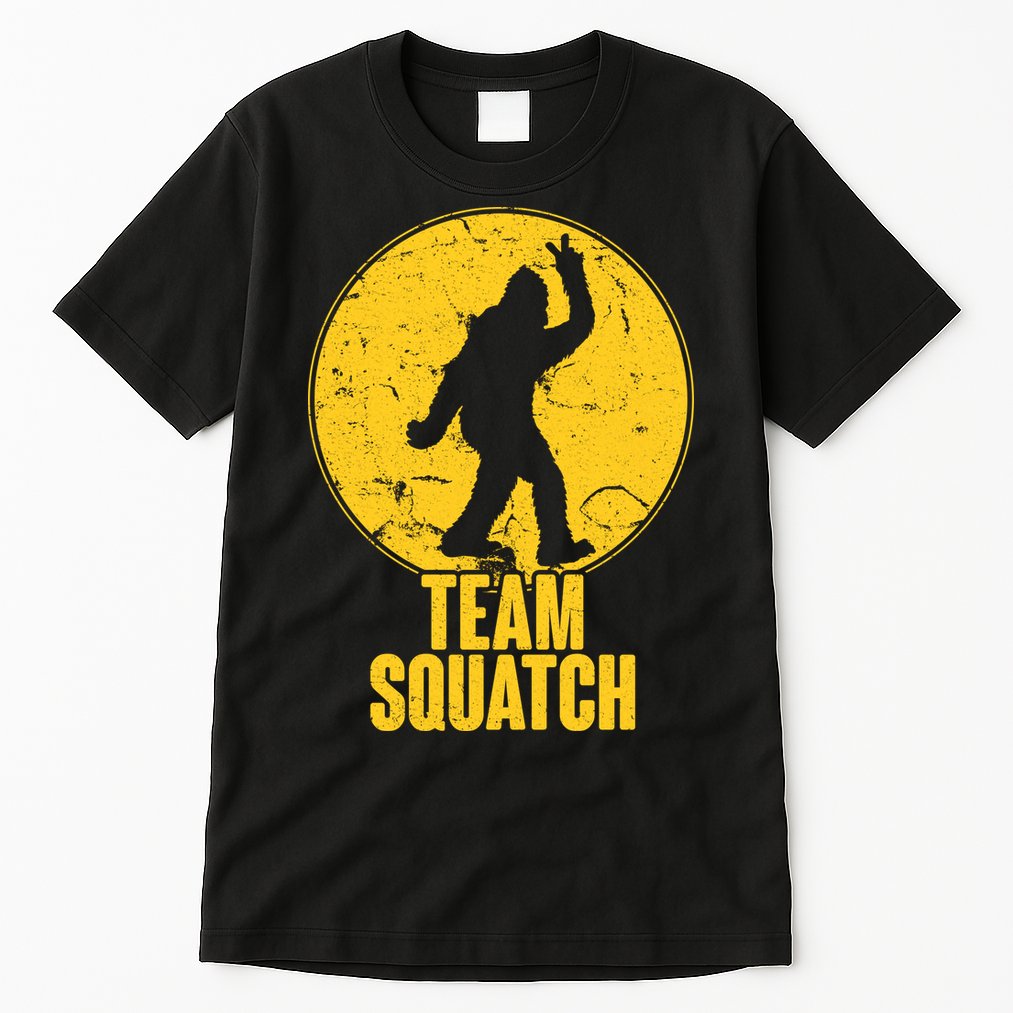 Team Squatch Bigfoot Sasquatch Tall T-Shirt