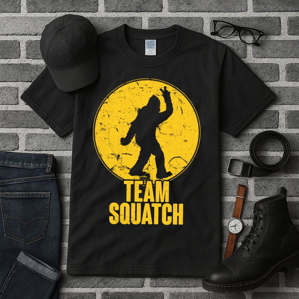 Team Squatch Bigfoot Sasquatch Tall T-Shirt