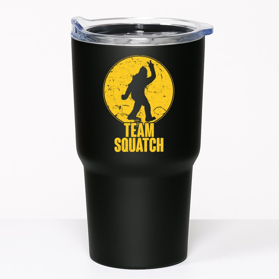 Team Squatch Bigfoot Sasquatch Tumbler