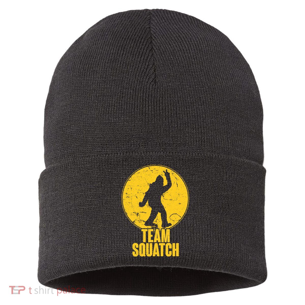 Team Squatch Bigfoot Sasquatch Sustainable Knit Beanie