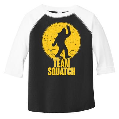 Team Squatch Bigfoot Sasquatch Toddler Fine Jersey T-Shirt