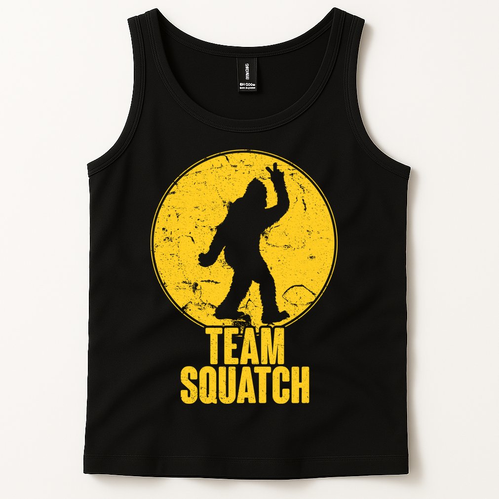 Team Squatch Bigfoot Sasquatch Tank Top