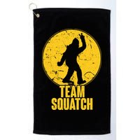 Team Squatch Bigfoot Sasquatch Golf Towel