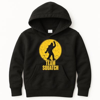 Team Squatch Bigfoot Sasquatch Kids Hoodie