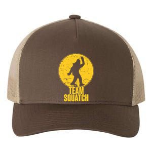 Team Squatch Bigfoot Sasquatch Yupoong Adult 5-Panel Trucker Hat