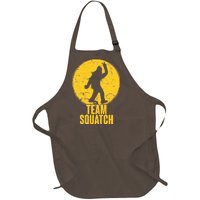 Team Squatch Bigfoot Sasquatch Full-Length Apron With Pockets