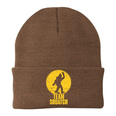 Team Squatch Bigfoot Sasquatch Knit Cap Winter Beanie