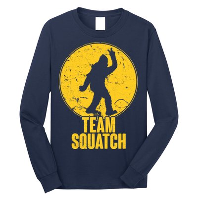 Team Squatch Bigfoot Sasquatch Long Sleeve Shirt