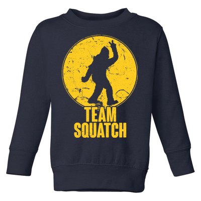 Team Squatch Bigfoot Sasquatch Toddler Sweatshirt