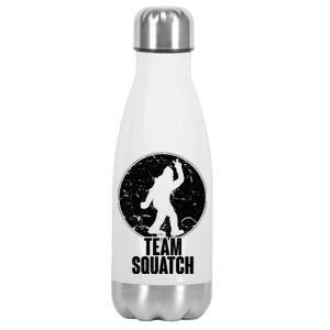 Team Squatch Bigfoot Sasquatch Stainless Steel Insulated Water Bottle