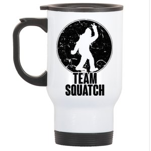 Team Squatch Bigfoot Sasquatch Stainless Steel Travel Mug