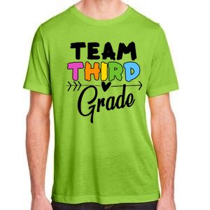 Team Third Grade Arrow Heart Adult ChromaSoft Performance T-Shirt