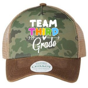 Team Third Grade Arrow Heart Legacy Tie Dye Trucker Hat