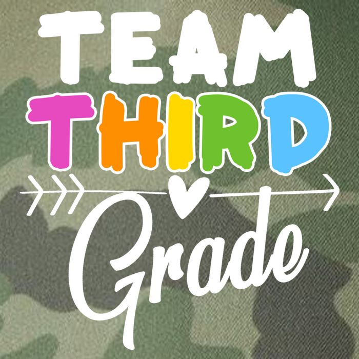 Team Third Grade Arrow Heart Legacy Tie Dye Trucker Hat