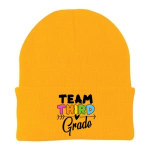 Team Third Grade Arrow Heart Knit Cap Winter Beanie