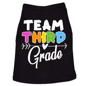 Team Third Grade Arrow Heart Doggie Tank