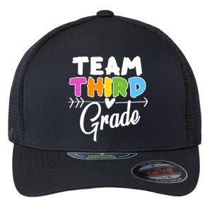 Team Third Grade Arrow Heart Flexfit Unipanel Trucker Cap