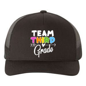 Team Third Grade Arrow Heart Yupoong Adult 5-Panel Trucker Hat