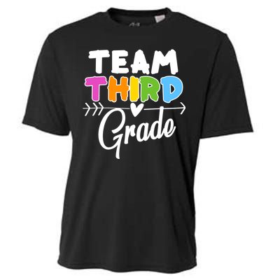 Team Third Grade Arrow Heart Cooling Performance Crew T-Shirt