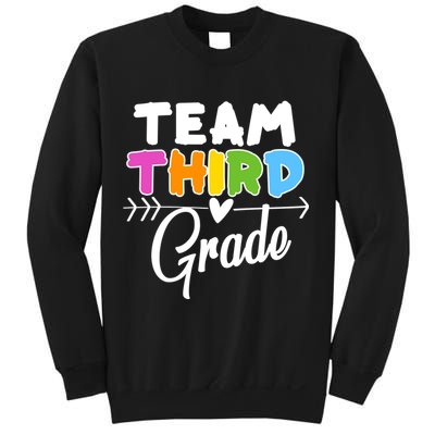 Team Third Grade Arrow Heart Sweatshirt