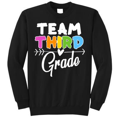 Team Third Grade Arrow Heart Sweatshirt