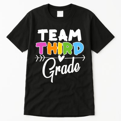 Team Third Grade Arrow Heart Tall T-Shirt