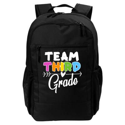 Team Third Grade Arrow Heart Daily Commute Backpack