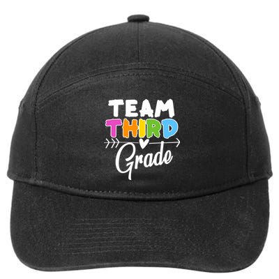 Team Third Grade Arrow Heart 7-Panel Snapback Hat