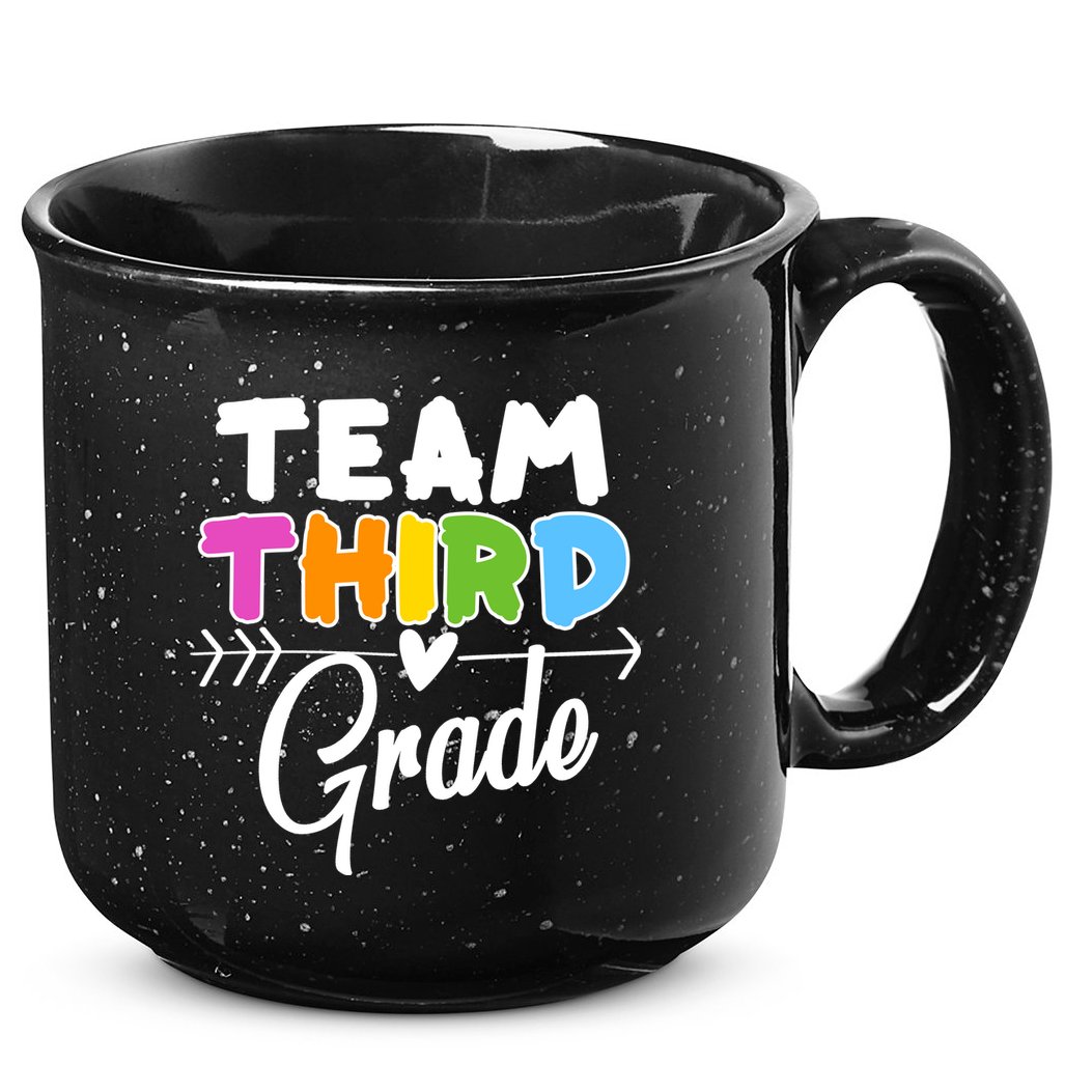 Team Third Grade Arrow Heart 15oz Campfire Ceramic Mug
