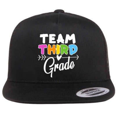 Team Third Grade Arrow Heart Flatbill Hat